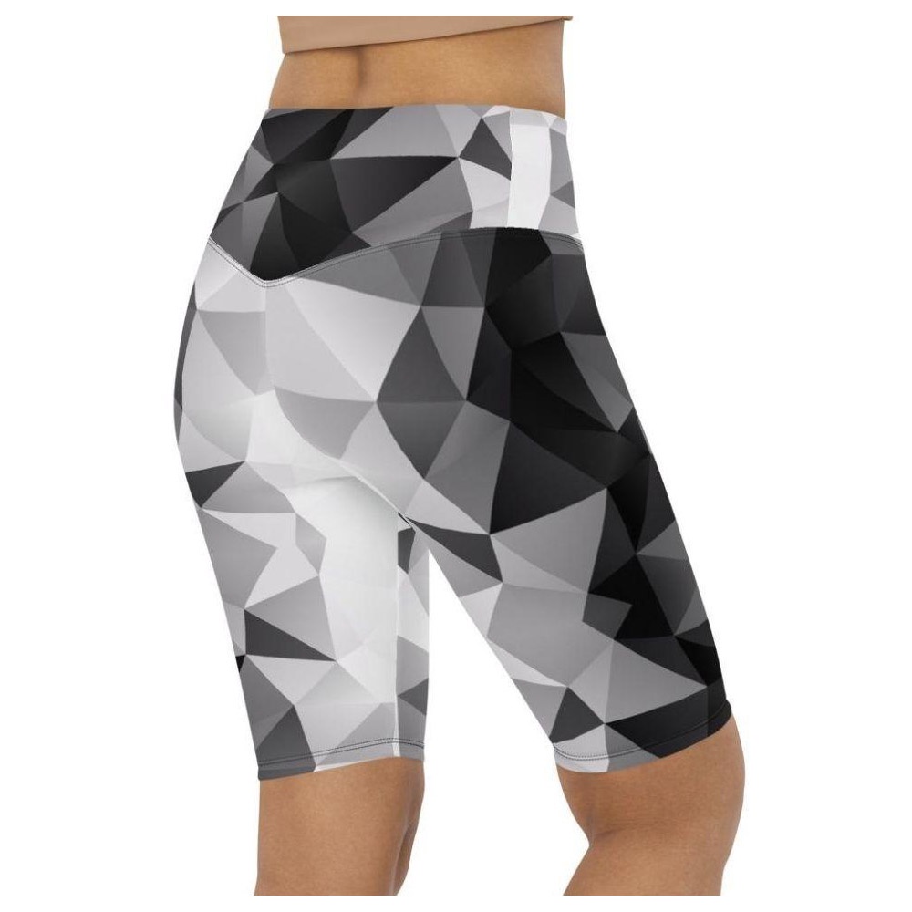 Glass Geometric Biker Shorts, Biker Shorts For Mom, Shorts Mother’s Day, Mother Day Gift