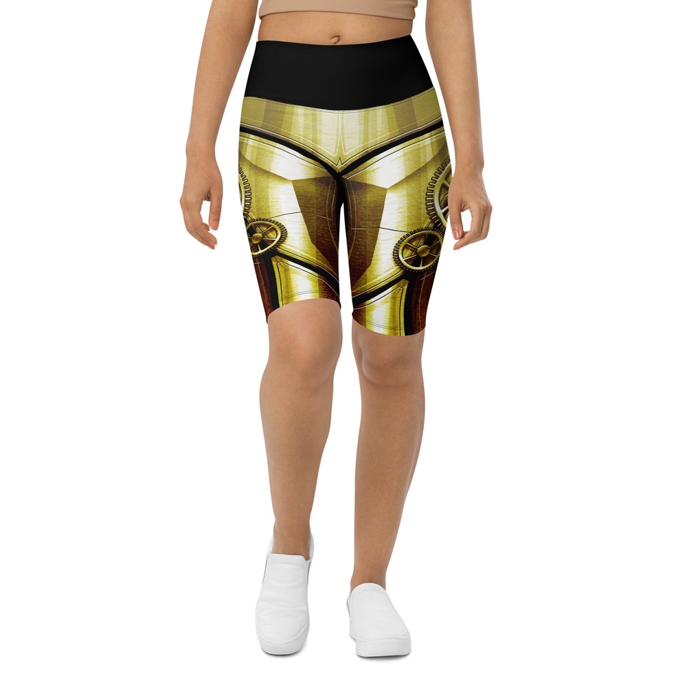 Golden Machine Biker Shorts, Biker Shorts For Mom, Shorts Mother’s Day, Mother Day Gift