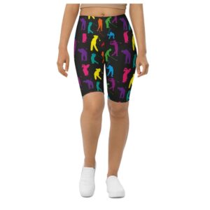 Golfer Pattern Biker Shorts, Biker Shorts For…