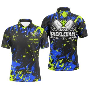 Green And Blue Custom Pickleball Team Shirts,…