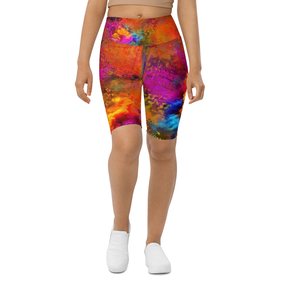 Holi Biker Shorts, Biker Shorts For Mom, Shorts Mother’s Day, Mother Day Gift