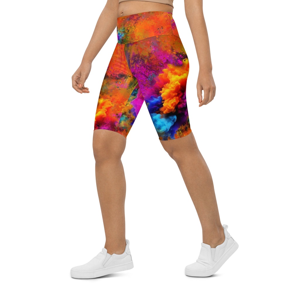 Holi Biker Shorts, Biker Shorts For Mom, Shorts Mother’s Day, Mother Day Gift