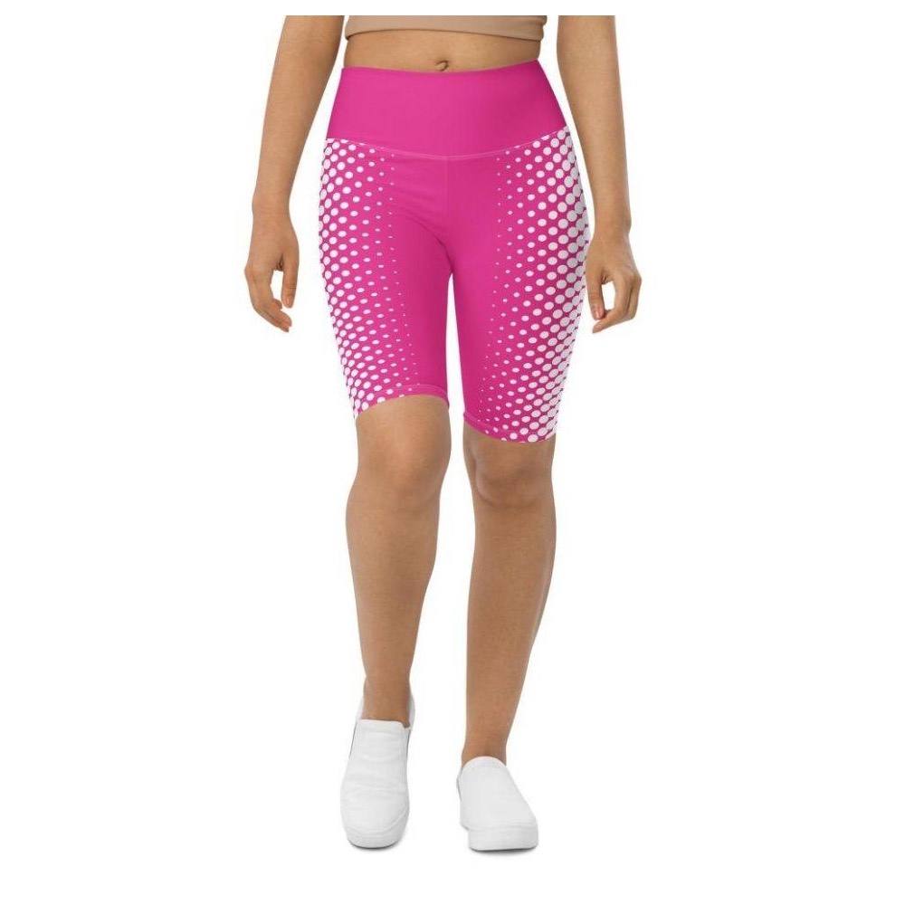 Hot Pink Optical Illusion Biker Shorts, Biker Shorts For Mom, Shorts Mother’s Day, Mother Day Gift