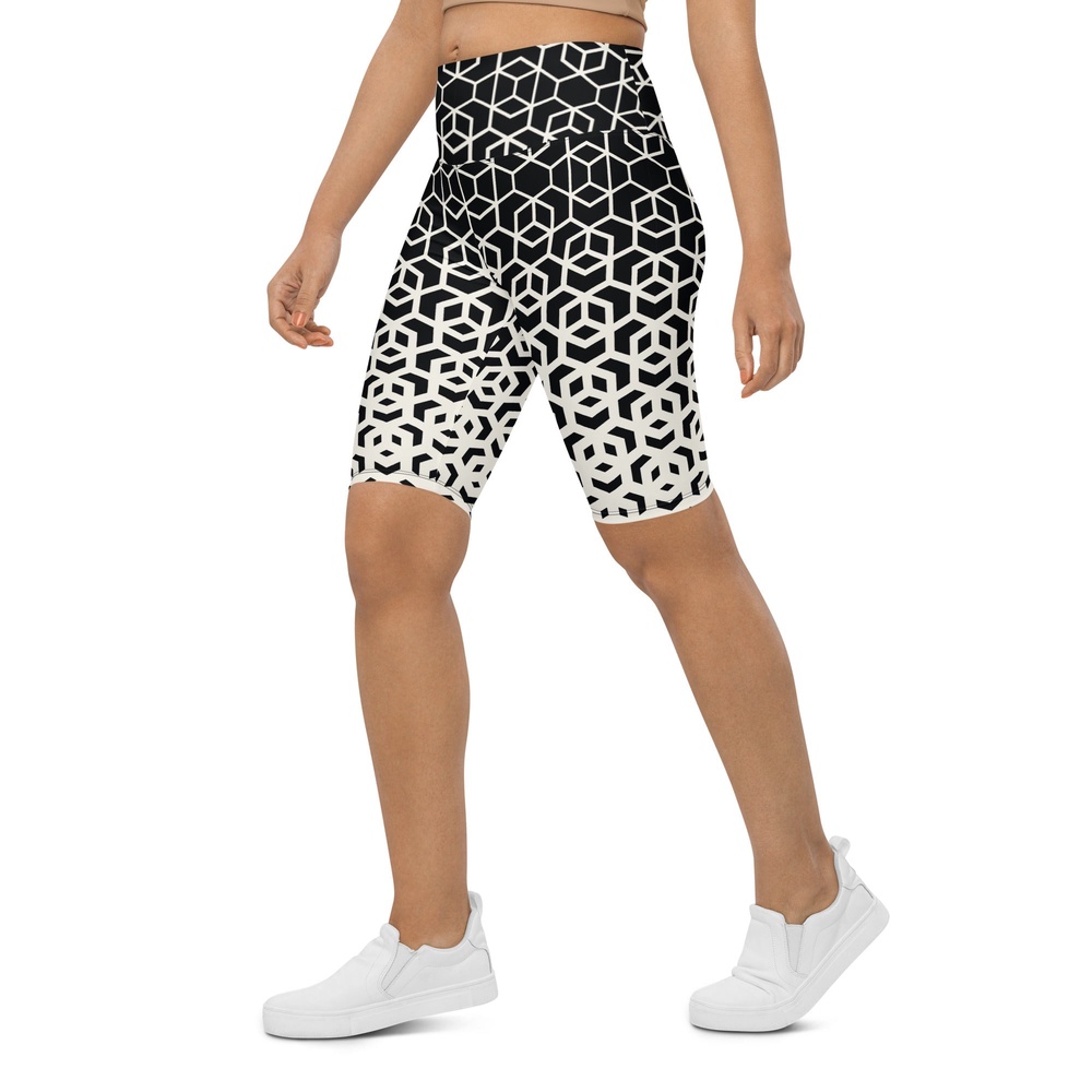 Infinite Geometric Biker Shorts, Biker Shorts For Mom, Shorts Mother’s Day, Mother Day Gift