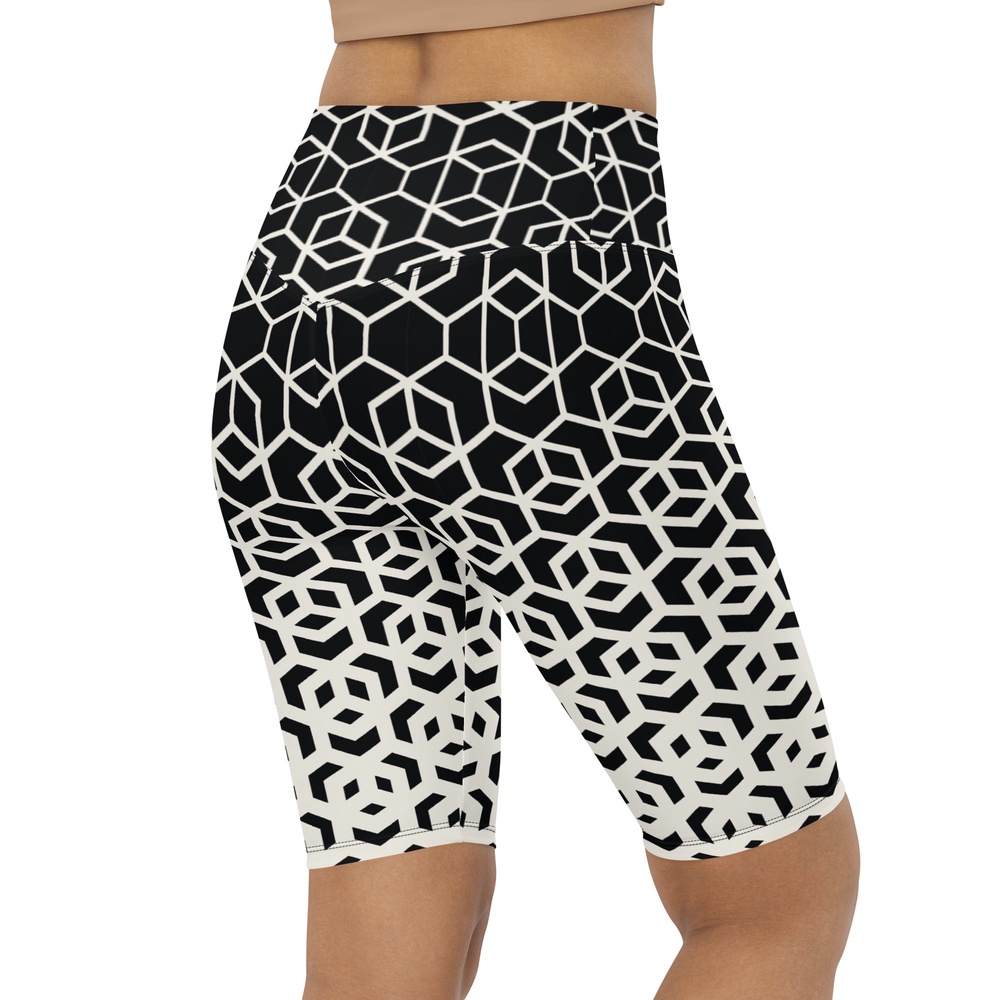 Infinite Geometric Biker Shorts, Biker Shorts For Mom, Shorts Mother’s Day, Mother Day Gift