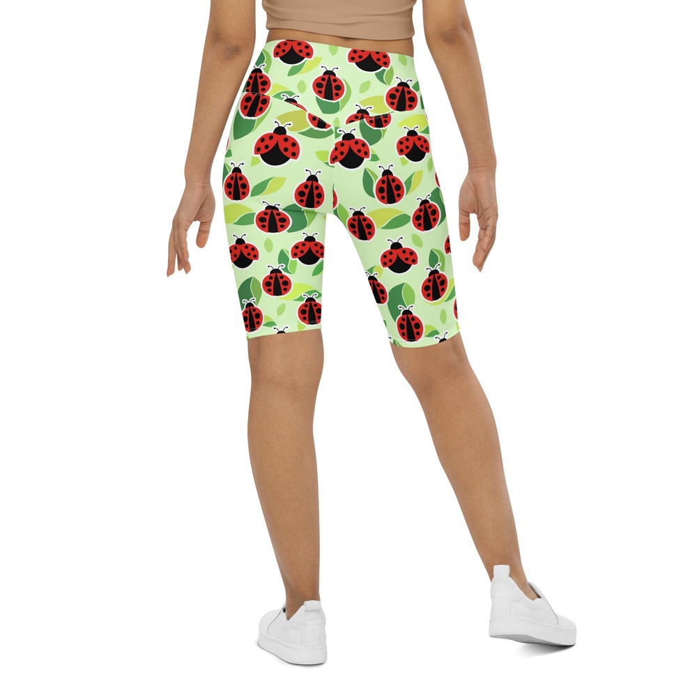 Ladybugs Biker Shorts, Biker Shorts For Mom, Shorts Mother’s Day, Mother Day Gift