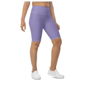 Lavender Purple Biker Shorts, Biker Shorts For…