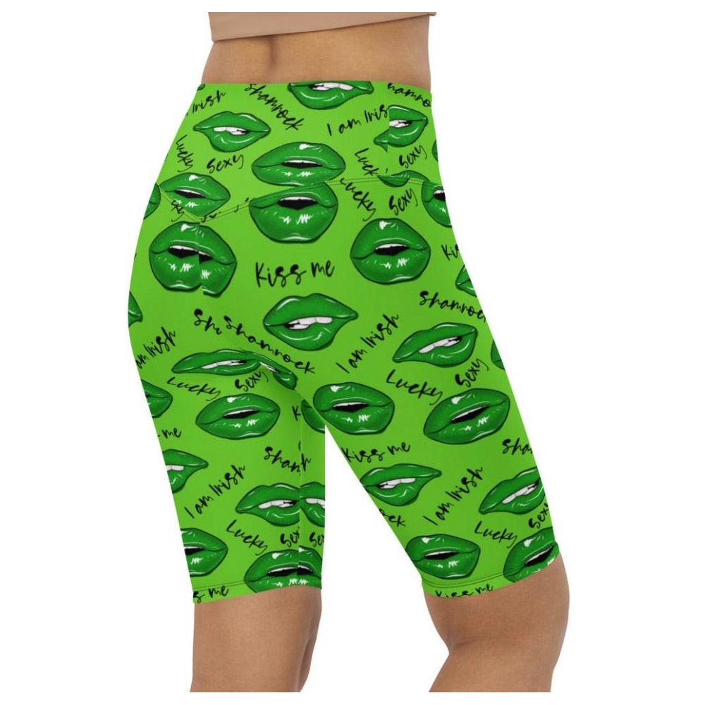 Lucky Irish Biker Shorts, Biker Shorts For Mom, Shorts Mother’s Day, Mother Day Gift