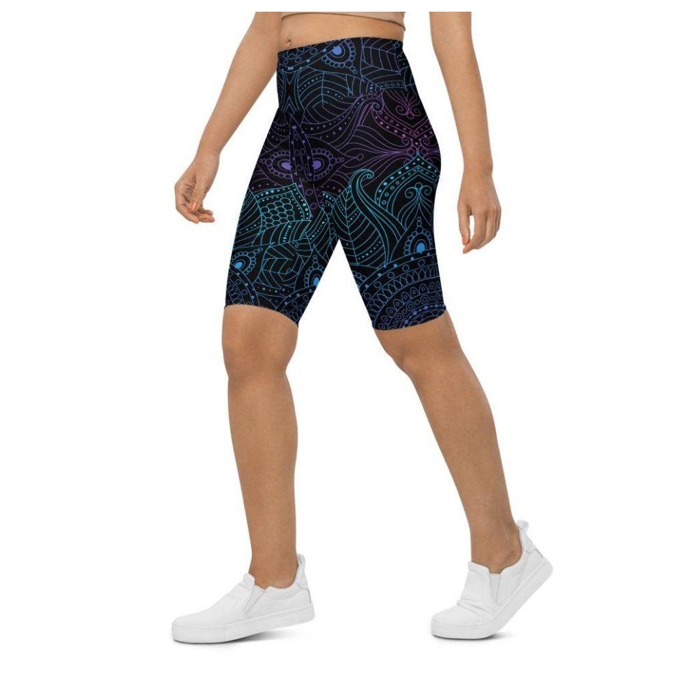 Magical Mandala Biker Shorts, Biker Shorts For Mom, Shorts Mother’s Day, Mother Day Gift