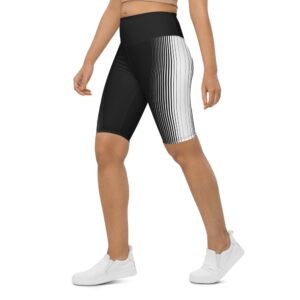 Optical Illusion Vertical Lines Biker Shorts Biker Shorts For Mom Shorts Mother s Day Mother Day Gift 3 kavu3n.jpg
