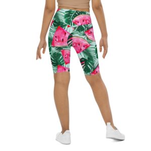 Palm Leaves Watermelon Biker Shorts Biker Shorts For Mom Shorts Mother s Day Mother Day Gift 3 glbo4z.jpg