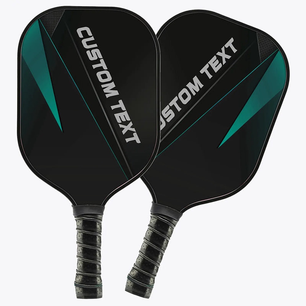 Personalized Black And Blue Pickleball Paddle With Names, Pickleball Team Paddle Pickleball Gifts, Custom Pickleball Paddle