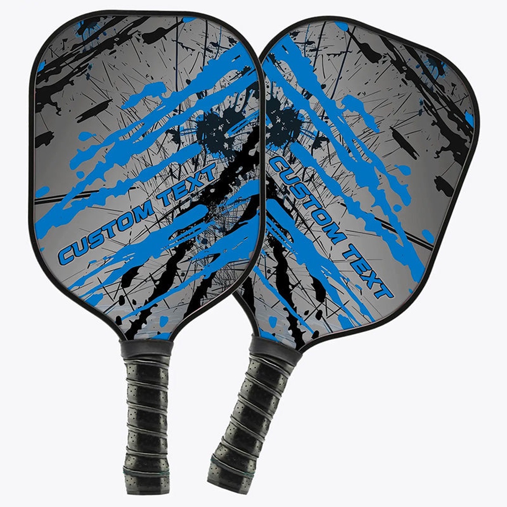 Personalized Blue Pickleball Paddles With Name, Pickleball Tournaments Paddle For Team, Pickleball Men Women, Custom Pickleball Paddle