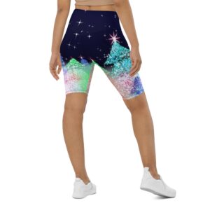Shimmery Christmas Tree Print Biker Shorts Biker Shorts For Mom Shorts Mother s Day Mother Day Gift 2 wnuq5o.jpg