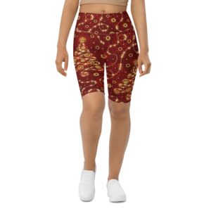 Steampunk Christmas Biker Shorts, Biker Shorts For…