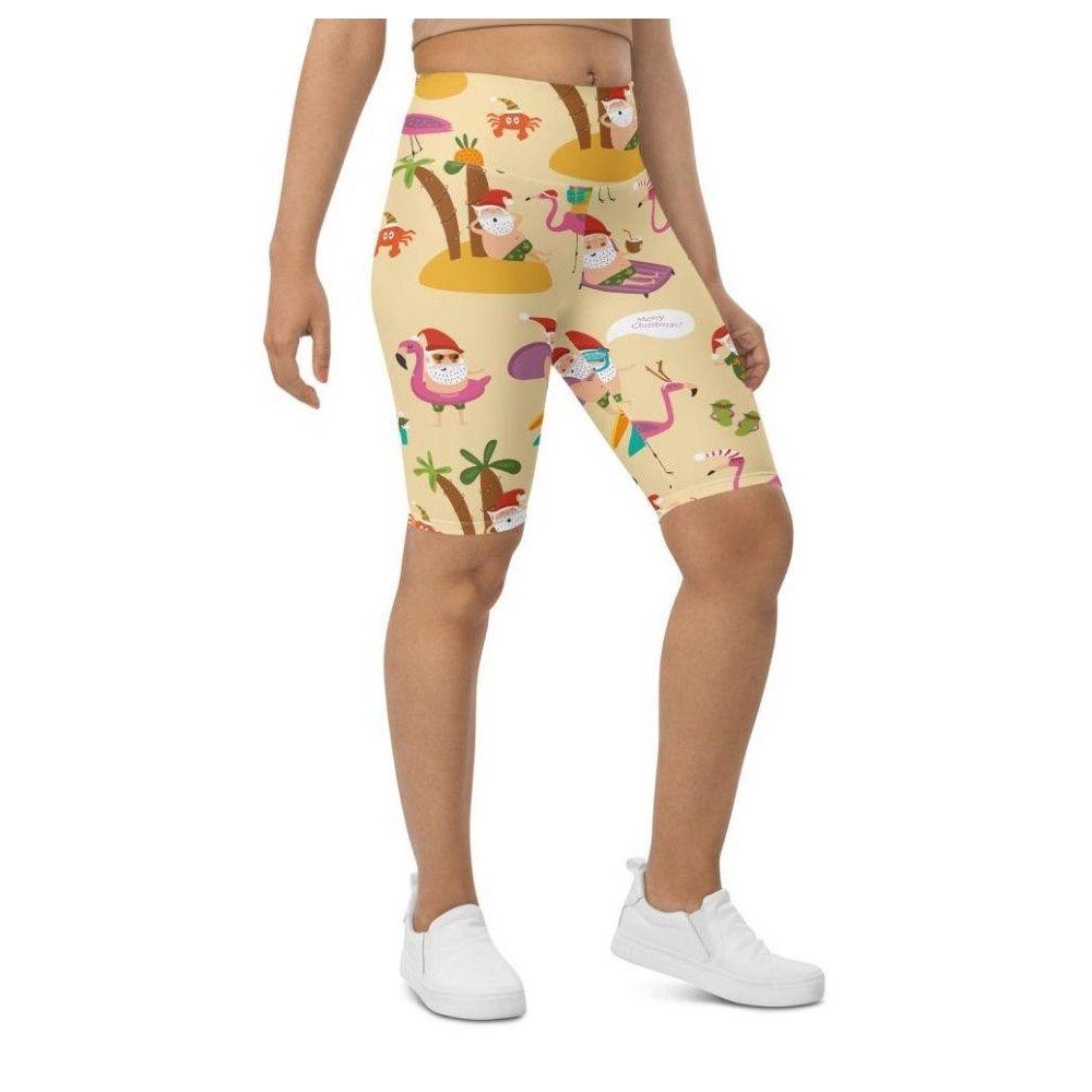 Summery Christmas Biker Shorts, Biker Shorts For Mom, Shorts Mother’s Day, Mother Day Gift