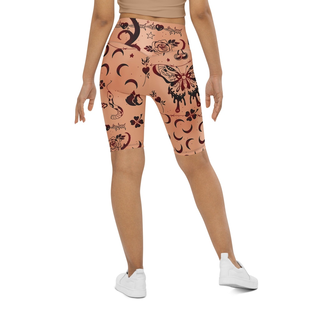 Tattoo Inspired Biker Shorts, Biker Shorts For Mom, Shorts Mother’s Day, Mother Day Gift Tattoo Inspired Biker Shorts, Biker Shorts For Mom, Shorts Mother’s Day, Mother Day Gift