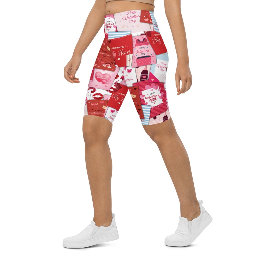 Valentine’s Day Cards Biker Shorts, Biker Shorts For Mom, Shorts Mother’s Day, Mother Day Gift