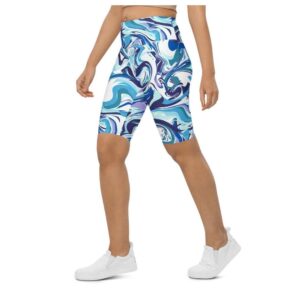 Vibrant Blue Marble Biker Shorts Biker Shorts For Mom Shorts Mother s Day Mother Day Gift 2 l7w8hh.jpg