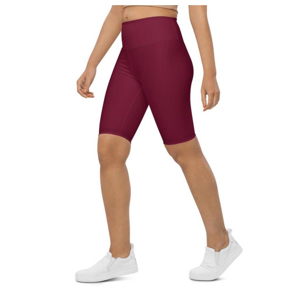 Wine Burgundy Biker Shorts, Biker Shorts For Mom, Shorts Mother’s Day, Mother Day Gift