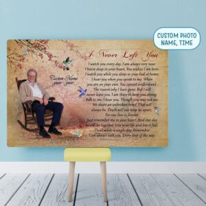 Custom Memorial Canvas, I Never Left You,…