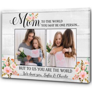 Custom Mom Canvas To Me You Are…