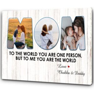 Custom Mom Canvas To Me You Are…