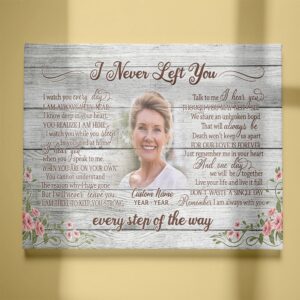 Custom Remembrance Canvas, I Never Left You,…