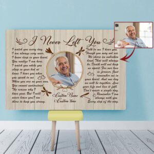 Custom Remembrance Canvas, I Never Left You,…