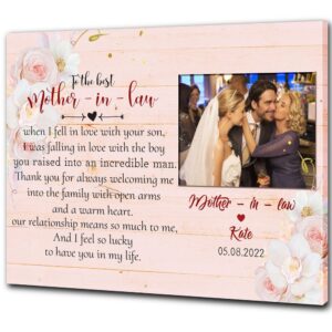 Customized Mother In Law Canvas To The…