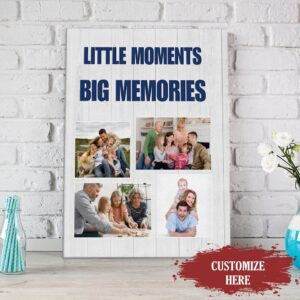 Family Photo Collage Canvas Little Moments Big…