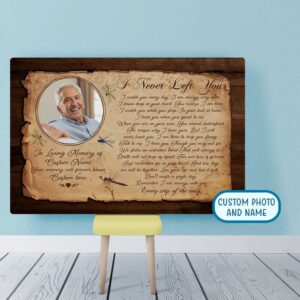 Memorial Canvas, I Never Left You, Custom…