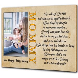 New Mom Canvas Custom Baby Photo, Best…