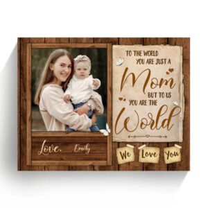 Personalized Gift For Mother, Family Photo Collage…