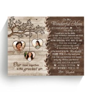 Personalized Gift For Mother, Our Time Together…