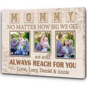 Personalized Mom Canvas, Mommy Photo Collage Mother’s…