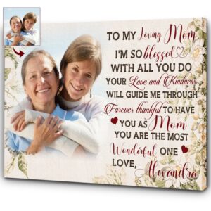 Personalized Mom Canvas, To My Loving Mom…