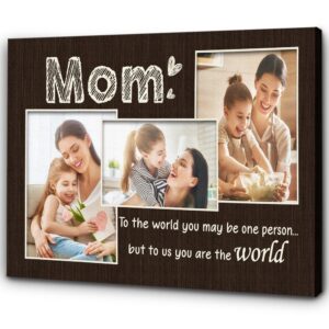 Personalized Mom Photo Collage Canvas Mom You…