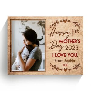 Personalized Photo Happy First Mothers Day Wall…